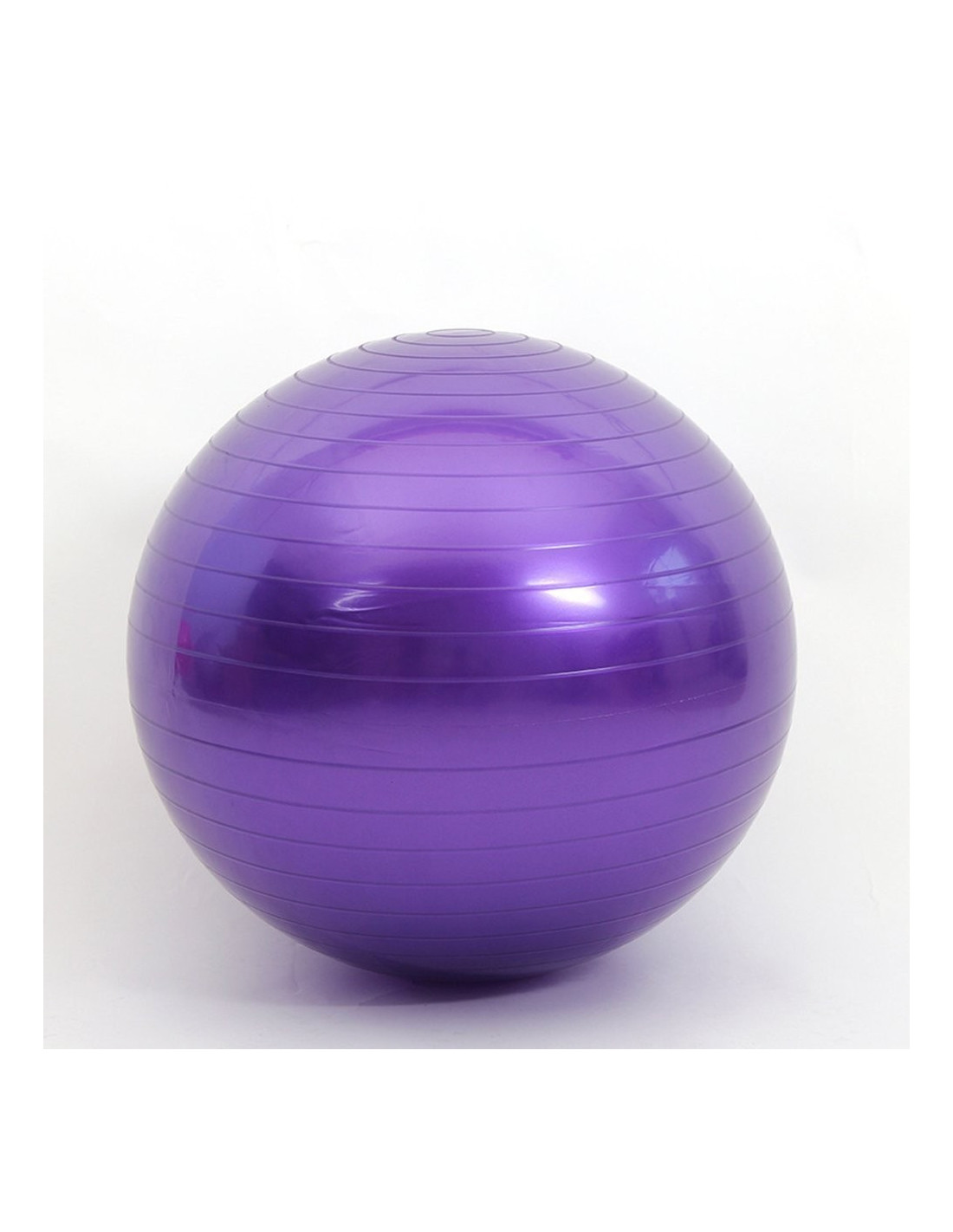 Ballon de Gym, d'Exercices Fitness, Grossesse, Pilates, Yoga, Ballon  d'Equilibre D. 65 cm en PVC Anti-Eclatement (Bleu) - D-Work