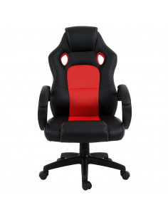 ISE Fauteuil de bureau Chaise de bureau Fauteuil ergonomique - Coloris rouge SY-6002RE