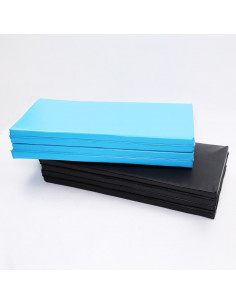 ISE Tapis de Sol Tapis de gymnastique pliable Natte de gym Tapis de Yoga 240 x 120 x 5 cm Bleu SY-3004-BL