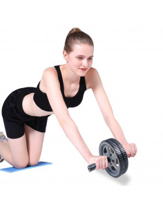 ISE Roue Abdominaux avec Tapis Épais Offert SY-5001