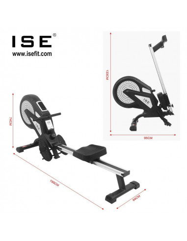 ISE Rameur d'appartement avec Console -...