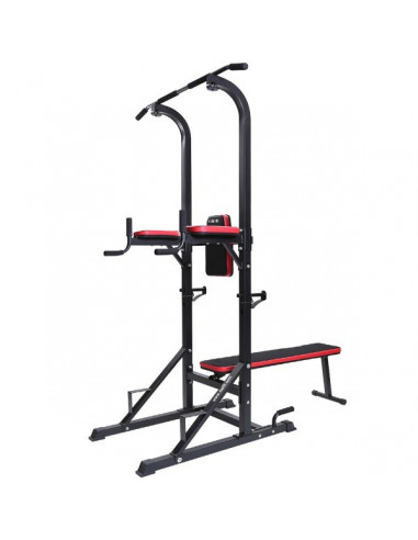 ISE FIT. SY-4006B • POWER TOWER + BANC MUSCULATION RÉGLABLE ET PLIANT