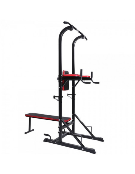 ISE FIT. SY-4006B • POWER TOWER + BANC MUSCULATION RÉGLABLE ET PLIANT
