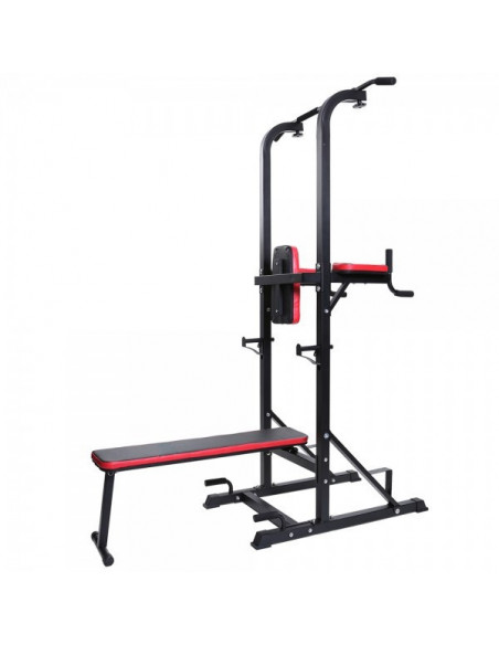 ISE FIT. SY-4006B • POWER TOWER + BANC MUSCULATION RÉGLABLE ET PLIANT