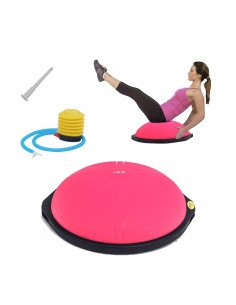 Pelota de equilibrio ISE Ø 64 cm - Pompeï SY-BAS1002 (Rosa)