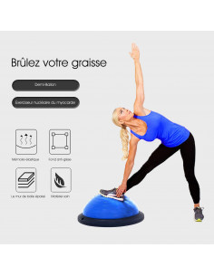ISE ballon d'équilibre bosu Ø 46 cm - Toledo SY-BAS1003...