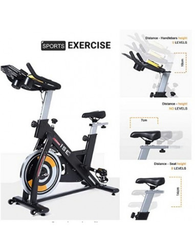 ISE - Vélo d'Appartement Silencieux Vélo...