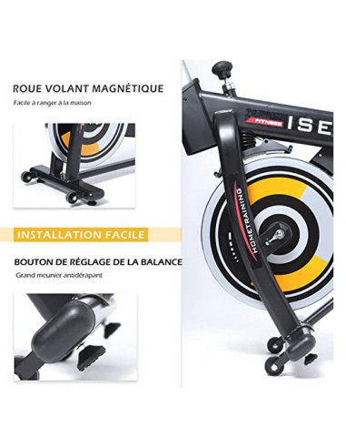 ISE - Vélo d'Appartement Silencieux Vélo...