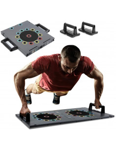 ISE 14 in 1 Push Up Board, pedana per allenamento home fitness, SY-MG007