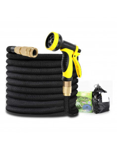 NOVONOVA. MANGUERA DE JARDIN EXTENSIBLE Y FLEXIBLE. SY-HYSG-50FT.