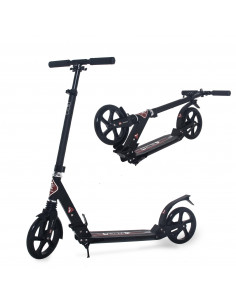 ISE FIT. SY-SC001-BK (BLACK/RED). SCOOTER. HAND SCOOTER. FOLDABLE IN ONE CLICK. BACK BRAKE.