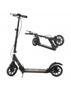 ISE FIT. SY-SC002-BK (BLACK/RED). SCOOTER. HAND SCOOTER. FOLDABLE IN ONE CLICK. DUAL BRAKING (FRICTION AND HANDBRAKE).