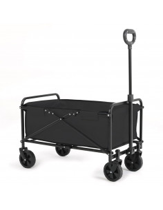NOVONOVA. SY-FW00303 (BLACK). LARGE CAPACITY FOLDING TROLLEY. UP TO 80KG.