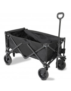 NOVONOVA. SY-FW004 (BLACK). FOLDING TROLLEY FOR TRANSPORT OF UP TO 100KG CAPACITY WITH SIDE OPENING.